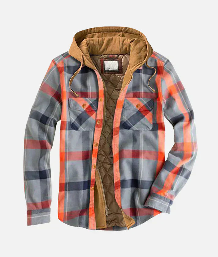 Rhys™ – Bold Patchwork Plaid Jacket for Effortless Urban Cool