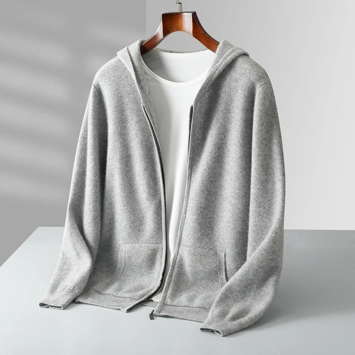 Caruso Cashmere Zip Hoodie