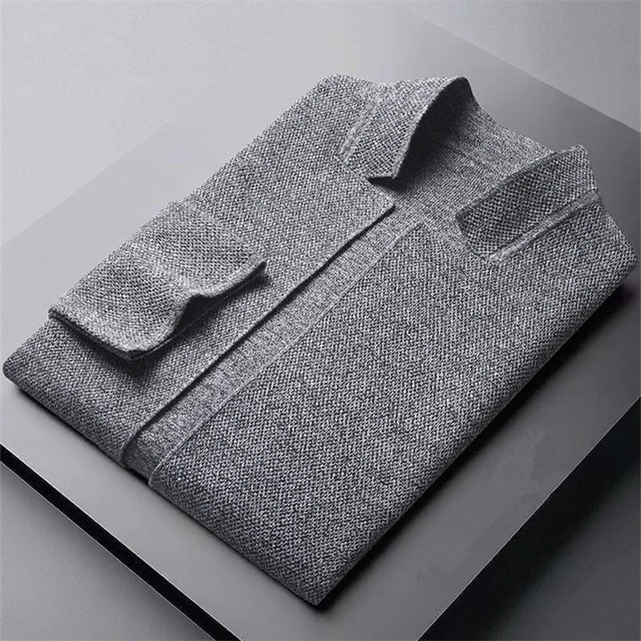 Grigio - Knitted Wool Cardigan