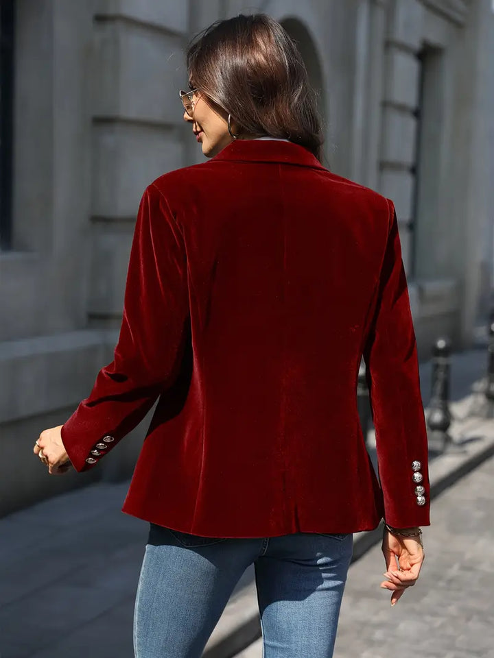 JULISSA | ELEGANT VELVET BLAZER